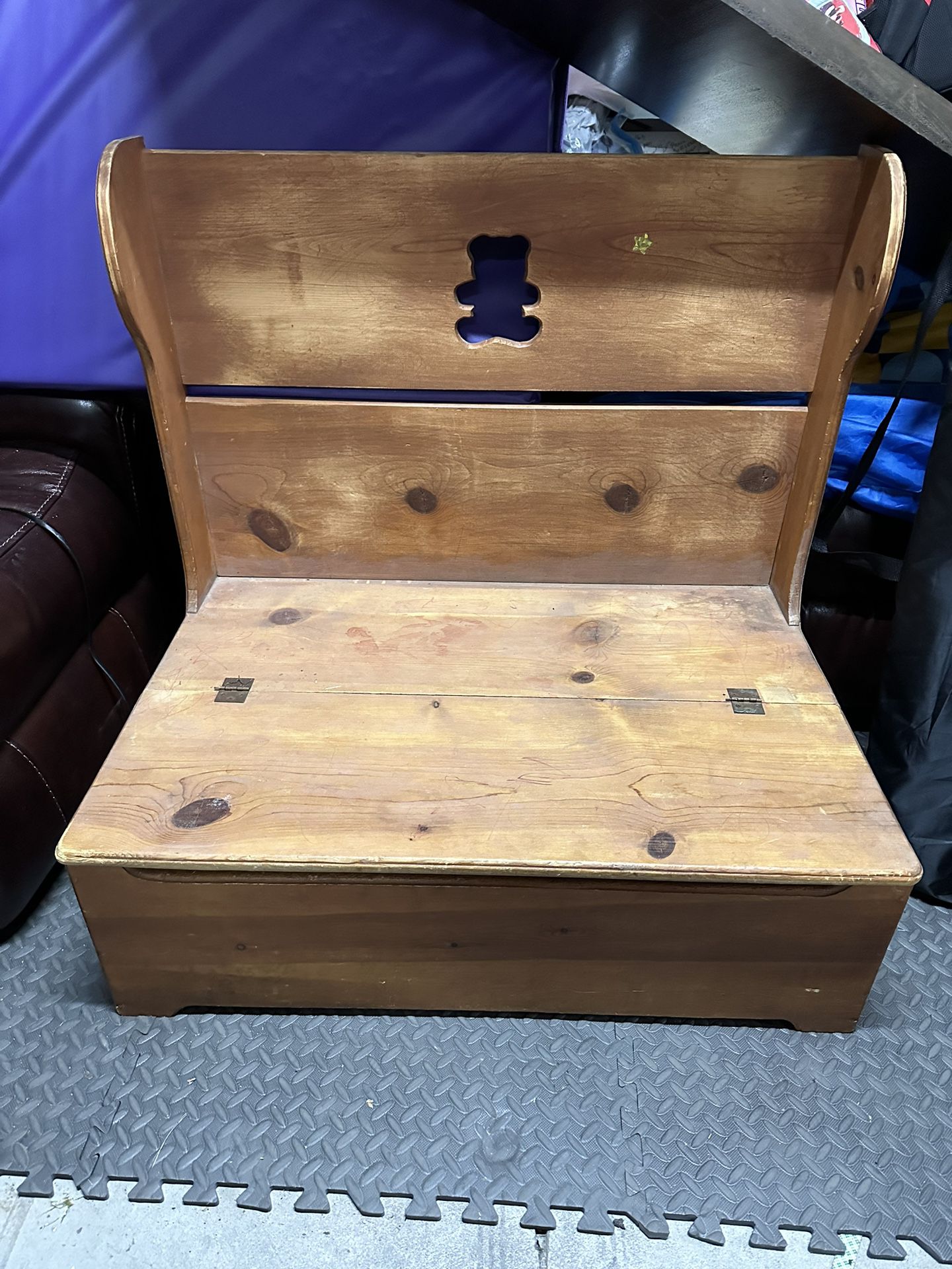 Handcrafted Wooden Toy Box