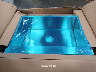 29-1/2" Single Basin Undermount 16-Gauge Self Trimming Sink