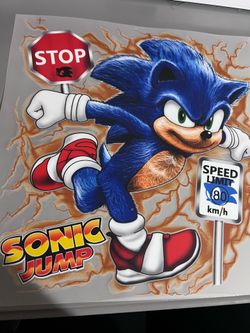 Sonic / t shirt / sweater / heat transfer