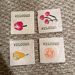 Rustic Stone Coasters