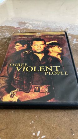 Three violent people DVD