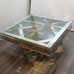 New In Box Mirrored Coffee Table 