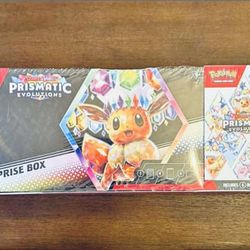 Pokemon TCG: Prismatic Surprise Box + Booster Bundle * FACTORY SEALED*