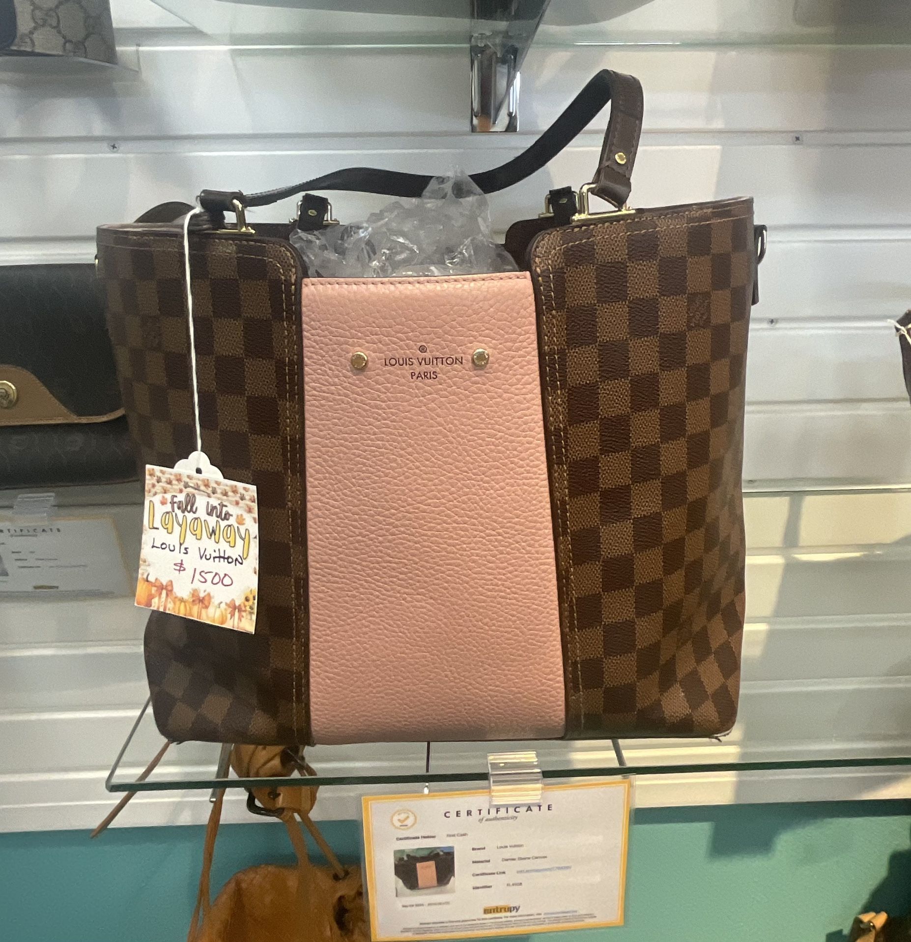 Louis Vuitton Damier Ebene Jersey Tote (Entrupy Certified)