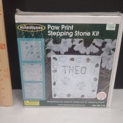 Paw Print Stepping Stone