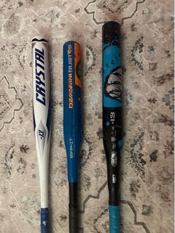 3 Youth fast pitch Softball bats