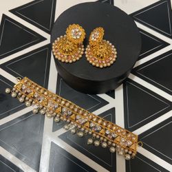 Baby Pink Choker Set