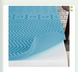 Blue Foam Mattress Topper
