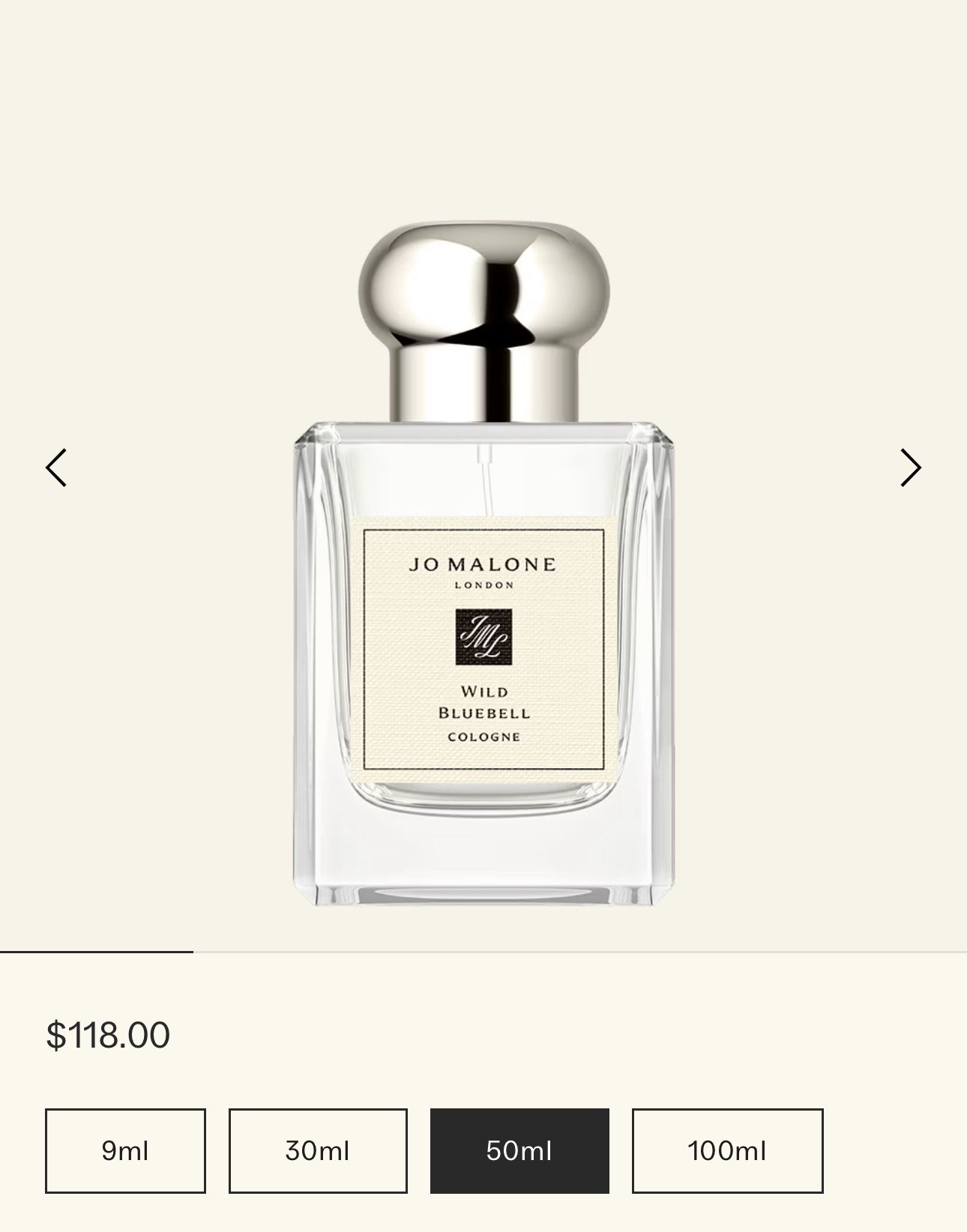 Jo Malone Wild Bluebell Cologne 50ML