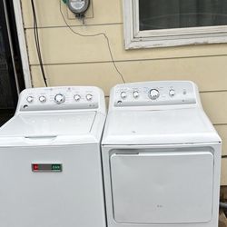 GE Washing Machine And Dryer Set Working Perfectly Ready To Use💦🔥