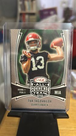 0861 Tua Tagovailoa Football Card