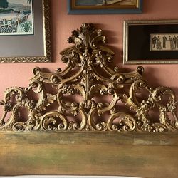 Antique King Headboard.