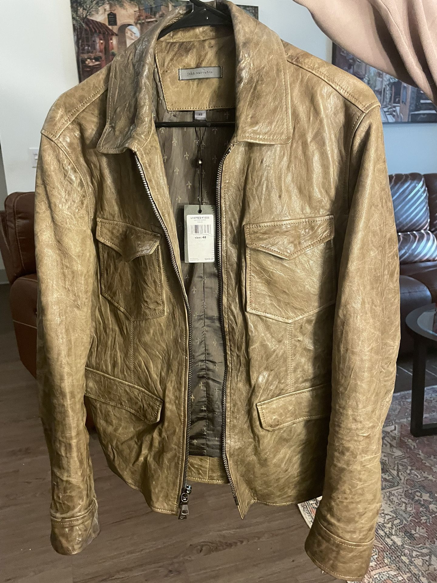 John Varvatos Leather Jacket