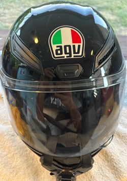 AGV Full-Face Motorcycle Helmet Gloss Black