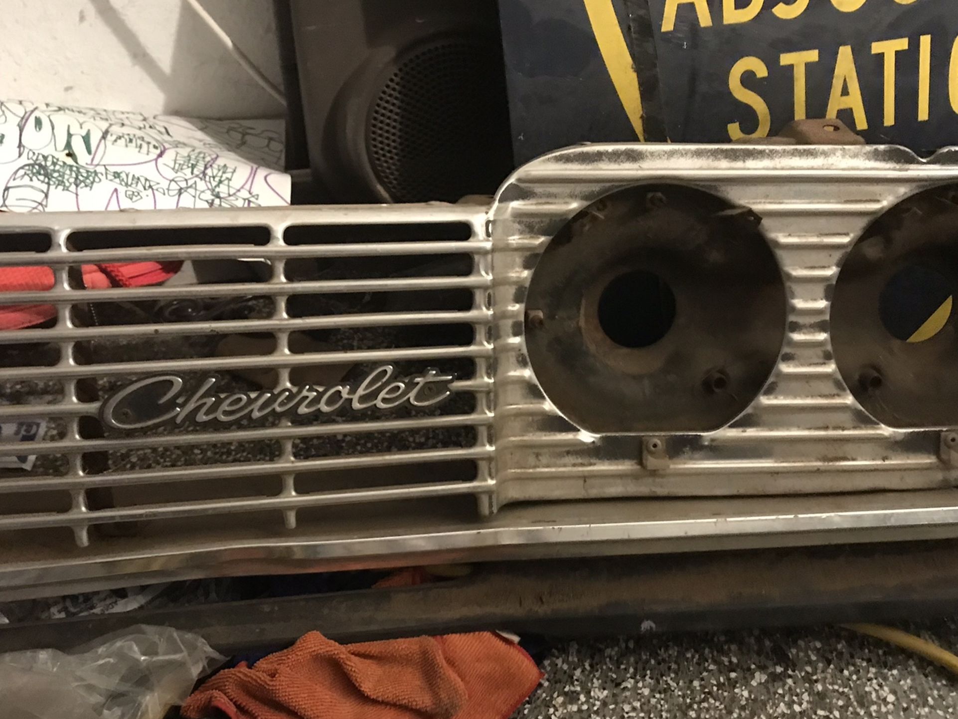 1964 Chevy Impala Grill With Support