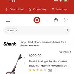 Shark Ultra Light Stick