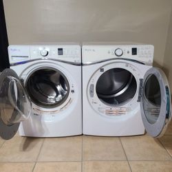 Large Capacity Whirlpool Washer And Electric Dryer Free Deliver And Install 6 Month Warranty 