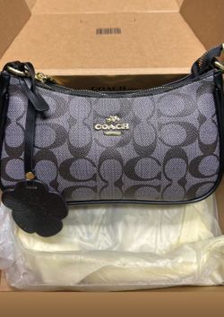 Black And Gray Coach Bag!!! (Brand New)