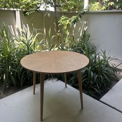 Mid Century Wood Small Dining Table 