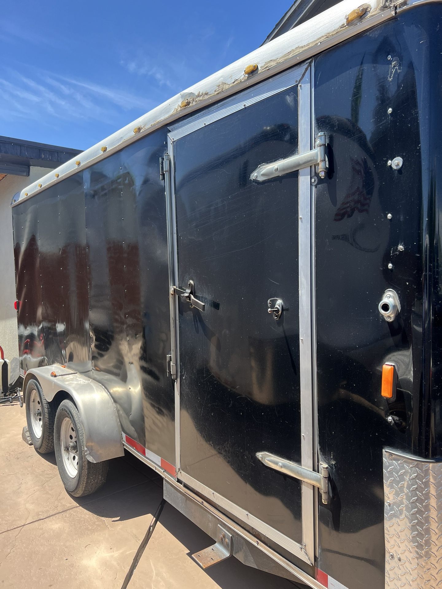 7x16 Enclosed Trailer 