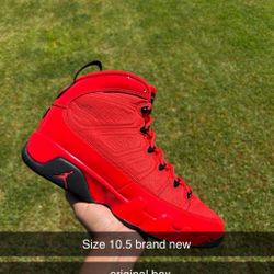 Jordan 9 Chilli Red 