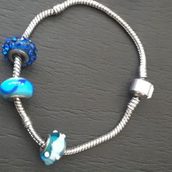 Silver Charm Bracelet 
