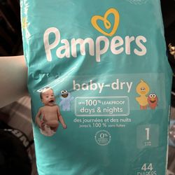Pampers, baby dry size one