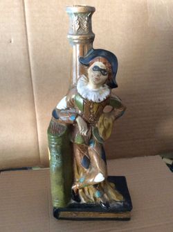 VTG 1966 Borgnine lacrima christi white wine jester decanter