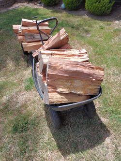 Seasoned Fresh Chopped Fire Wood $10 O.B.O. Each Cart Loade