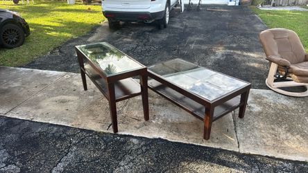 coffee table and console table