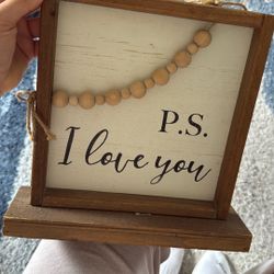 Hobby lobby I love you decor