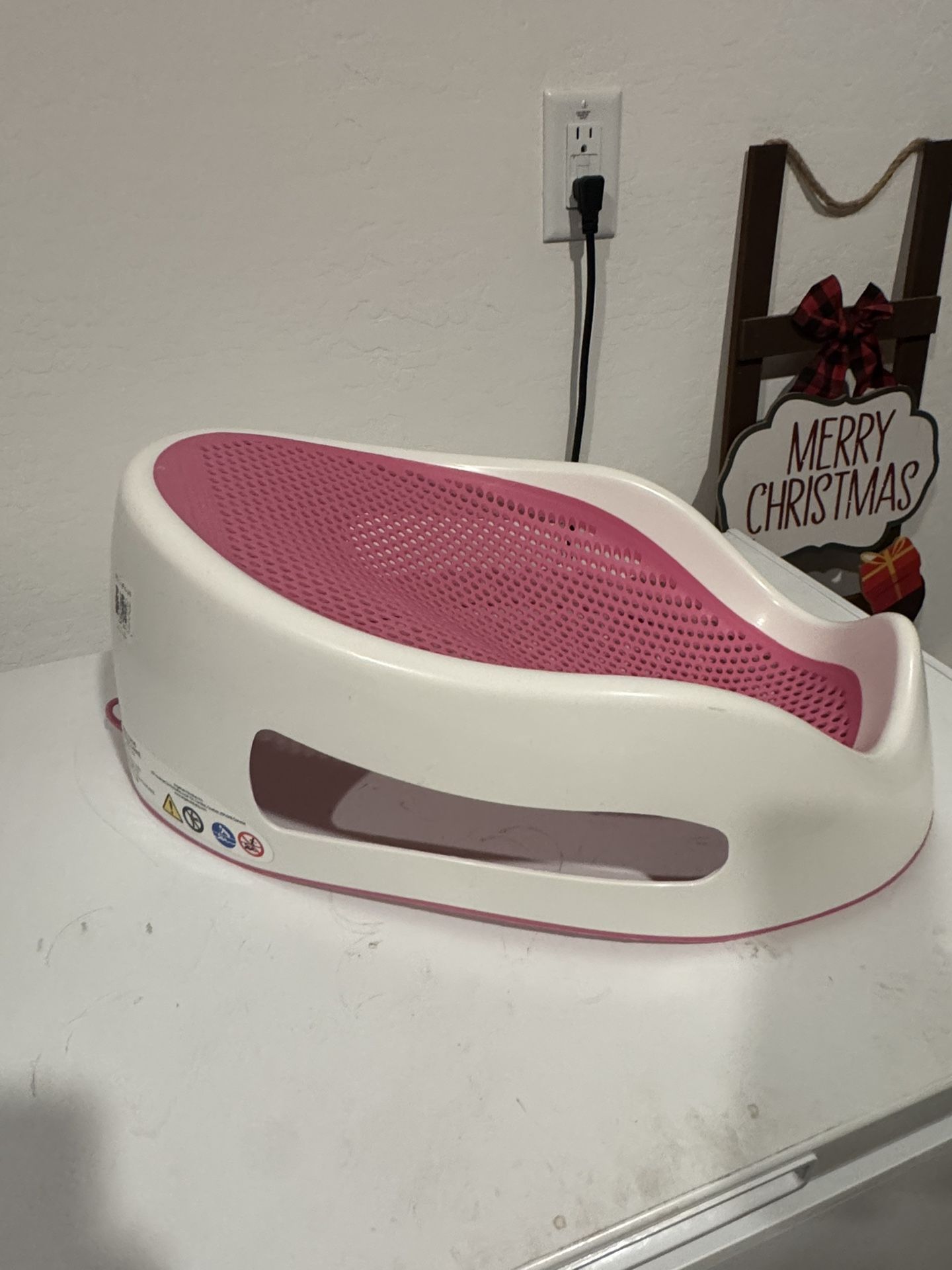 Angel Care Baby Bath Seat Pink