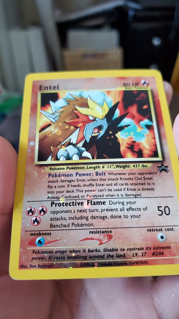 Pokemon card Entei Reverse Holo Rare Promo for Sale in Fresno, CA - OfferUp