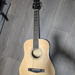Mitchell 3/4 Scale Acoustic Travel Guitar