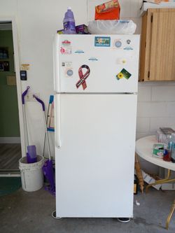 2 x GE Refrigerators $500.00 First Come First Served Grand Mother Moving Out