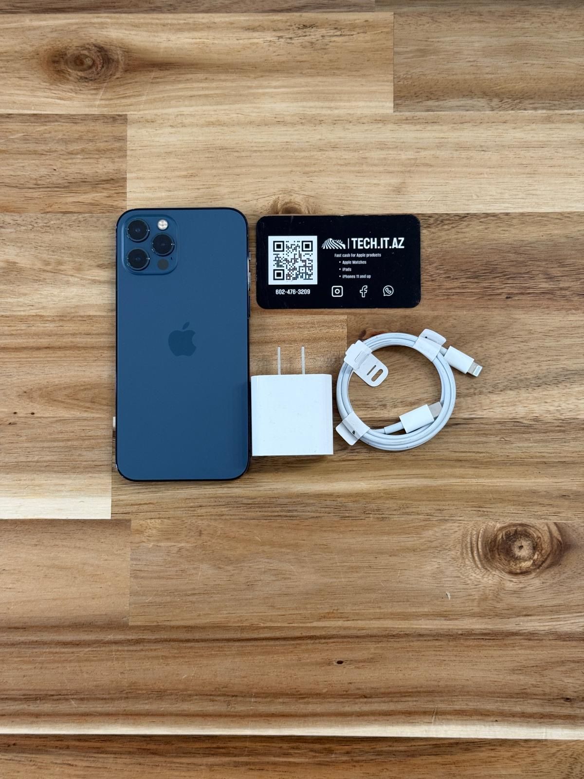 📱 iPhone 12 Pro | 256GB | Pacific Blue | Unlocked (Any Carrier)