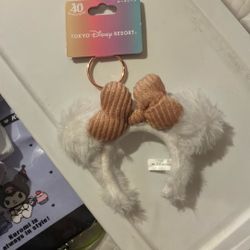 Tokyo Disney Resort Keychain Ears 40th Anniversary