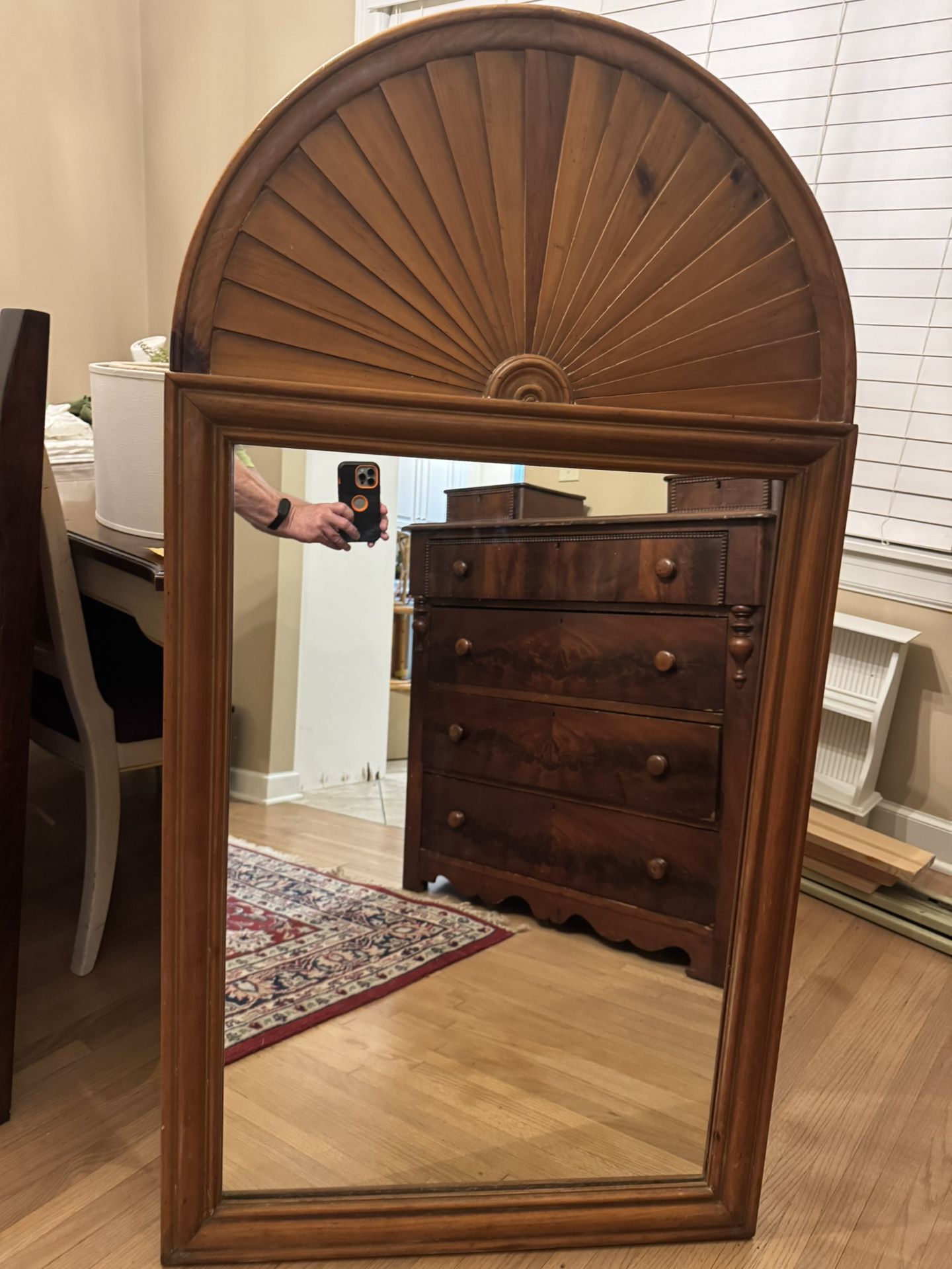 Vintage Solid Wood Mirror – $99 OBO