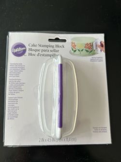 Wilton Cake Stamping Block