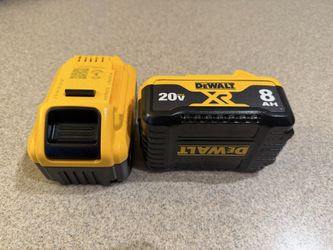 Brand new Dewalt 20V XR two 8AH batteries