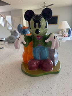 Mickey Mouse Halloween Ceramic Cookie Jar
