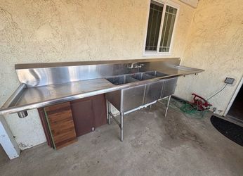 John boos 3 compartment sink