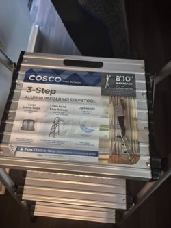 3 steps step ladder