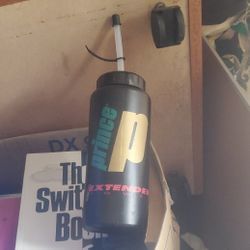 Vtg Prince Black and Gold Sports Bottle