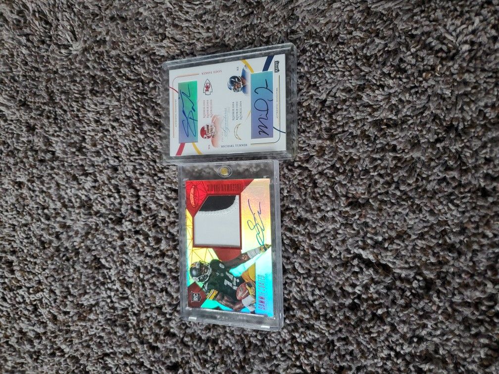 Signed Football Cards