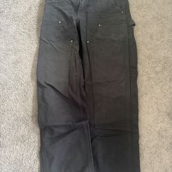 Carhartt Double Knee Black Pants Sz.30