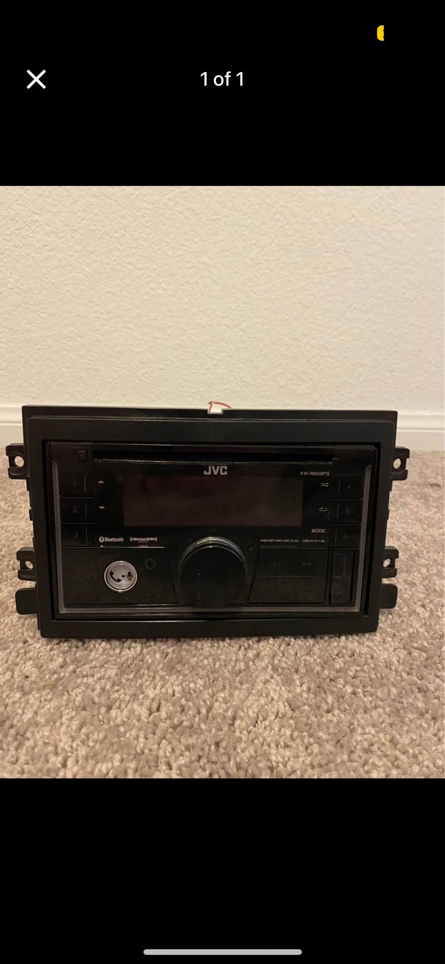 JVC KW-R940BTS Bluetooth Car Stereo Receiver