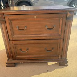 Wood Credenza/dresser/file Cabinet