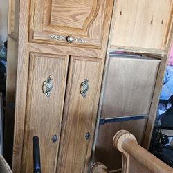 Bed Frame And Armoire 