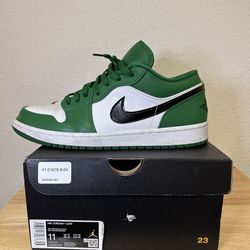 Size 11 - Jordan 1 Low Pine Green 2020 Men’s Shoes